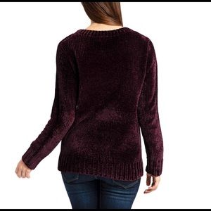 Plum Chenille Sweater